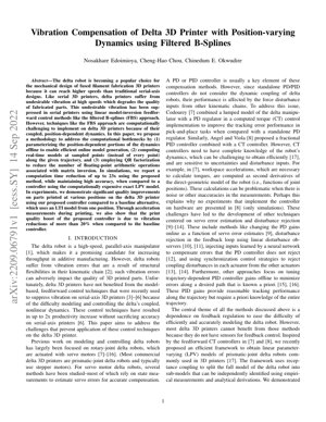 PDF Document Cover - Vibration Compensation of Delta 3D Printer with Position-varying Dynamics using Filtered B-Splines